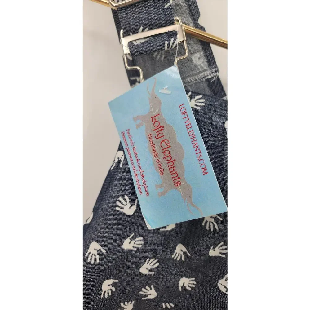 New NWT‎ Lofty Elephants Handmade In India Overalls Size 2 2T